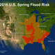 Spring flood risk map / NOAA